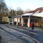 vor dem Hotel in Veldhofen